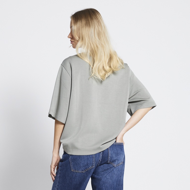 Soft lounge tee "Alyna" Light Army Green